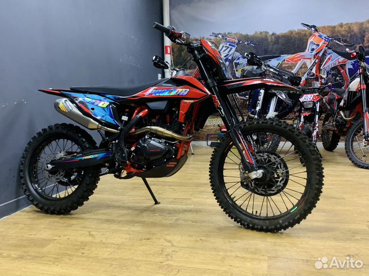 Мотоцикл procida K03 PR300 RED 2023 года, идеален для бездорожья