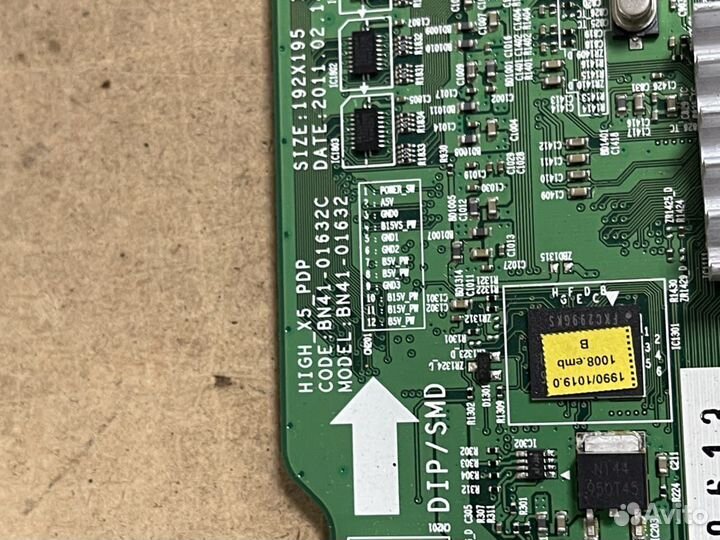 Телевизор Samsung PS51D450A2W в разбор