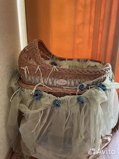 Люлька колыбель плетеная