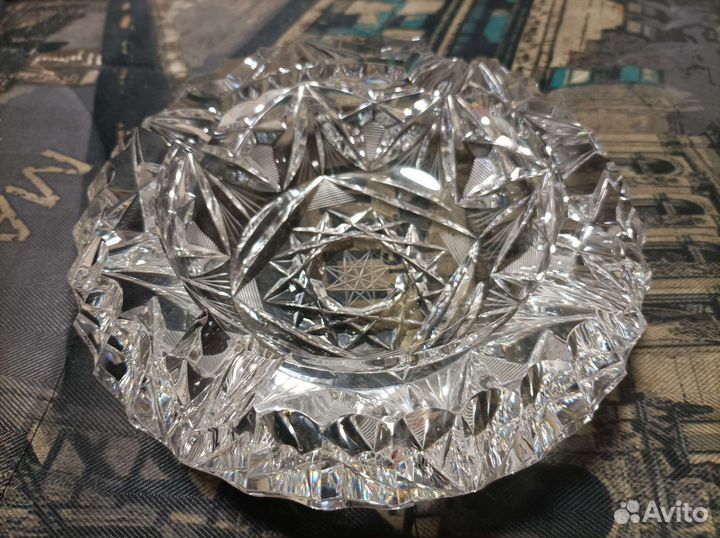 Пепельница хрустальная СССР