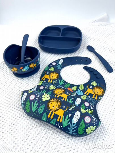 Детская посуда из пищевого силикона