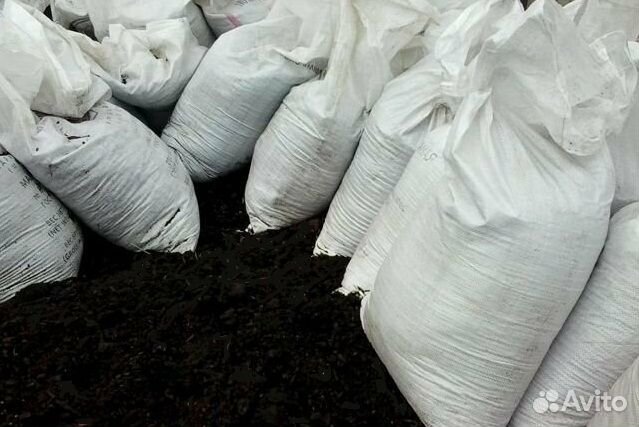 Чернозем для огорода в мешках без примесей