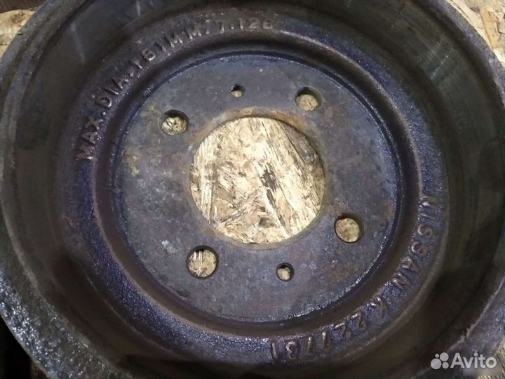 Тормозной барабан ниссан альмера н15 n15