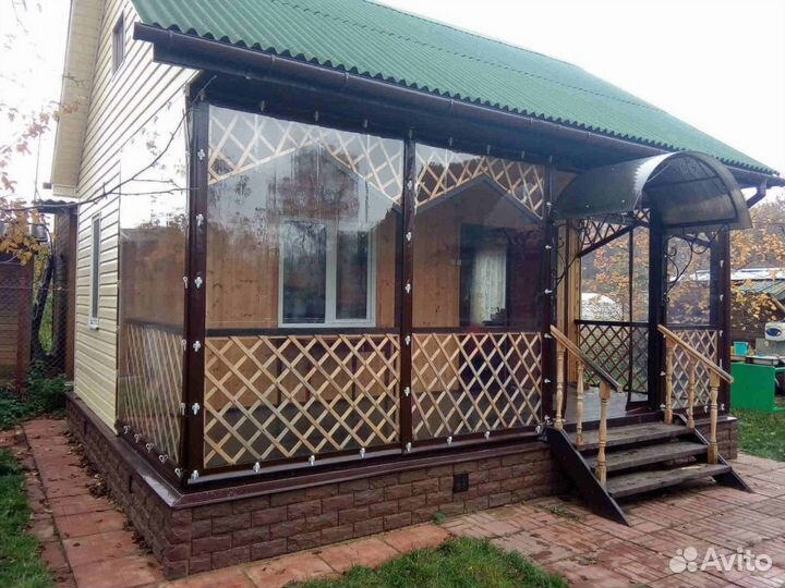 Мягкие окна для беседок, веранд и террас