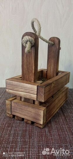 Деревянный декоративный ящик