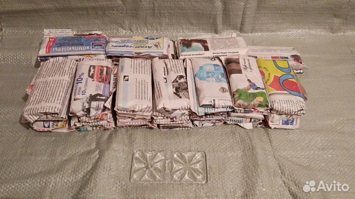 Подвески хрустальные от советской люстры, 53 шт