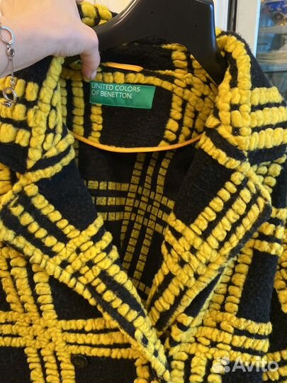 Benetton пальто весна, осень