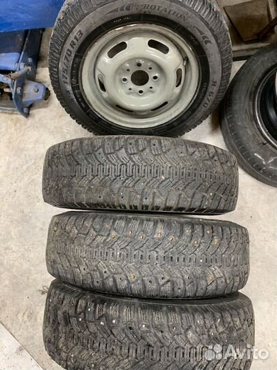 Комплект зимних колес r13 на ваз