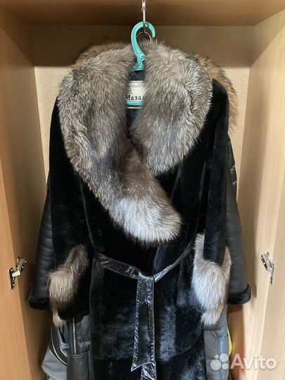 Шуба натуральная мутон