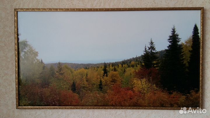 Картина пейзаж Уральские горы