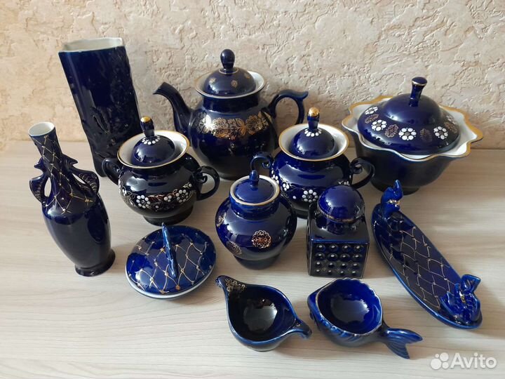 Кобальтовый фарфор СССР