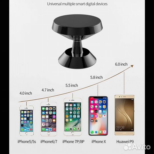 Держатель автомобильный BYZ N7 Black