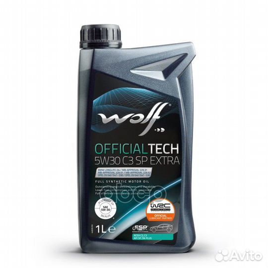 Масло 5W30 officialtech SP 1л 5W30 Wolf