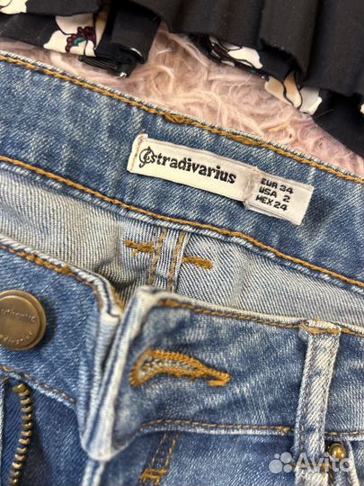 Джинсы женские stradivarius 34