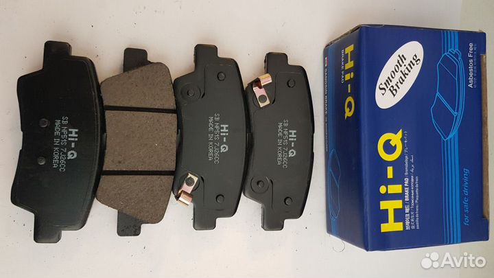 Колодки тормозные задние Solaris, Elantra, Tucson