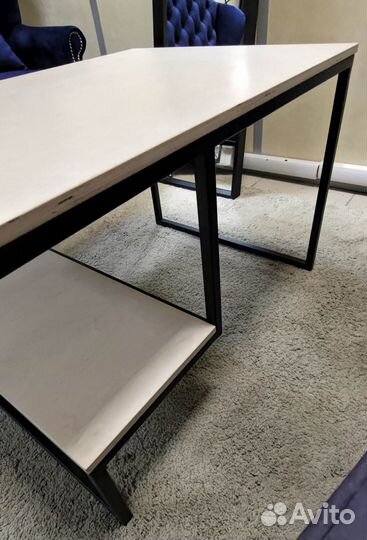 Столик журнальный Лофт (фанера, металл)