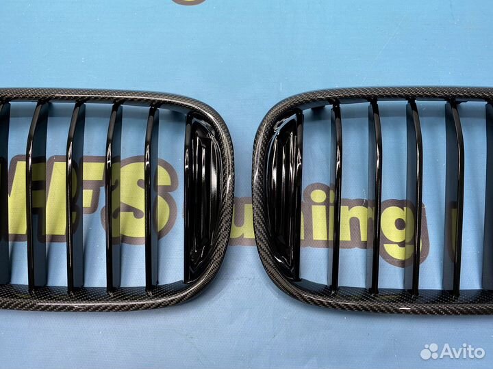 Решетка радиатора для BMW G11 G12 до рест карбон