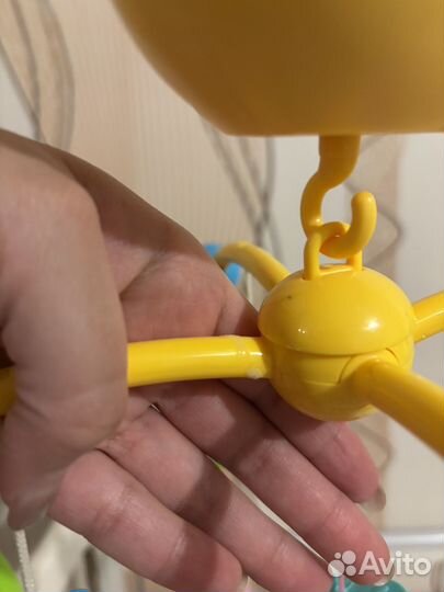 Мобиль на кроватку музыкальный с ночником Puggy