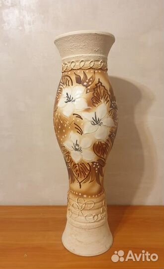 Красивая Ваза для цветов Большая Напольная