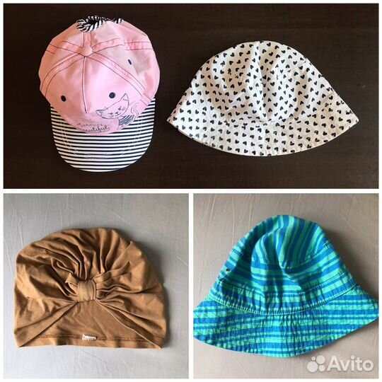 Летние головные уборы для девочки 2-5 лет