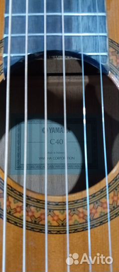 Акустическая гитара yamaha c40
