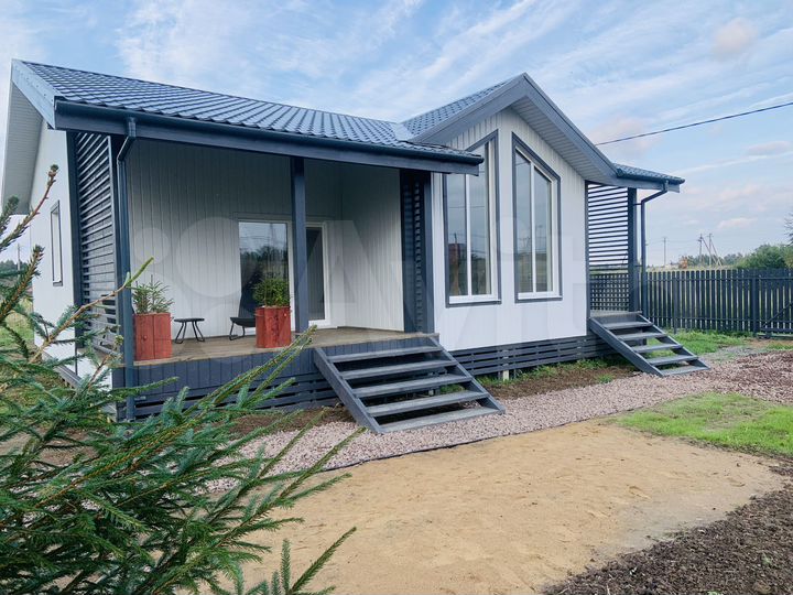 Дом 93,5 м² на участке 6 сот.