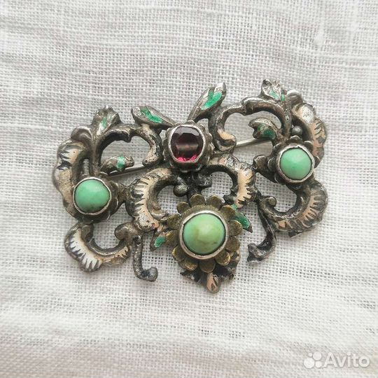 Антикварная брошь Австро-Венгрия