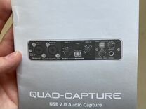 Внешняя звуковая карта USB Roland Quad Capture 2x2