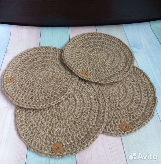 Сервировочные салфетки из джута