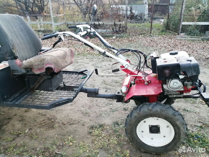 Продам мотоблок с телегой