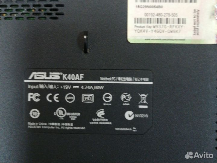 Ноутбук asus