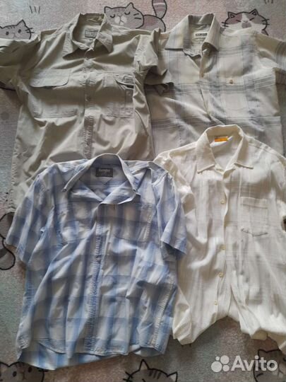 Рубашки мужские короткий рукав