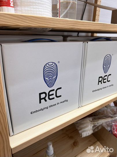 PLA пластик REC 1.75мм белый