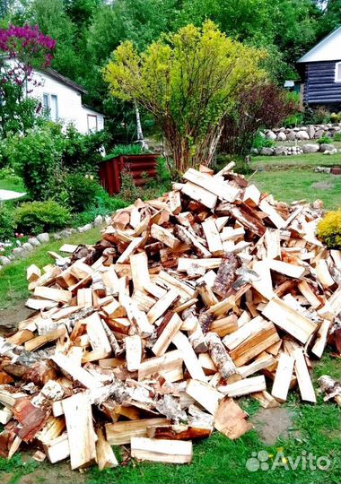 Дрова с доставкой в укладку любого объема