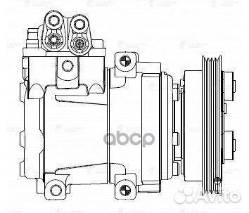 Компрессор кондиц. для а/м Hyundai Getz (02) 1