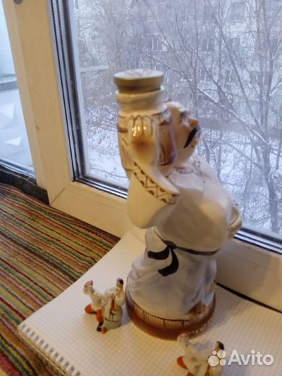 Штоф Казак и статуэтки русский перепляс