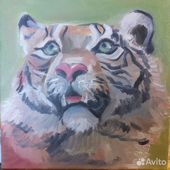 Картина маслом Тигр