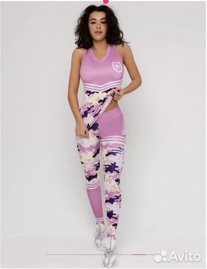 Лосины Bona fide Classic Glamorous Army Размер S