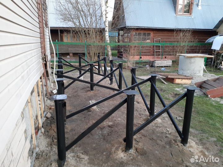 Свайный фундамент / Винтовые сваи под ключ