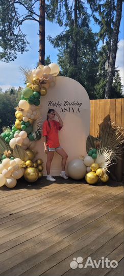 Оформление фотозоны,шарики