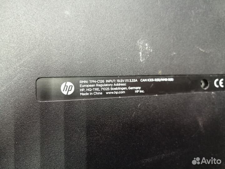 Ноутбук HP 71025 на запчасти