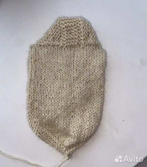 Вязанные шерстяные носки