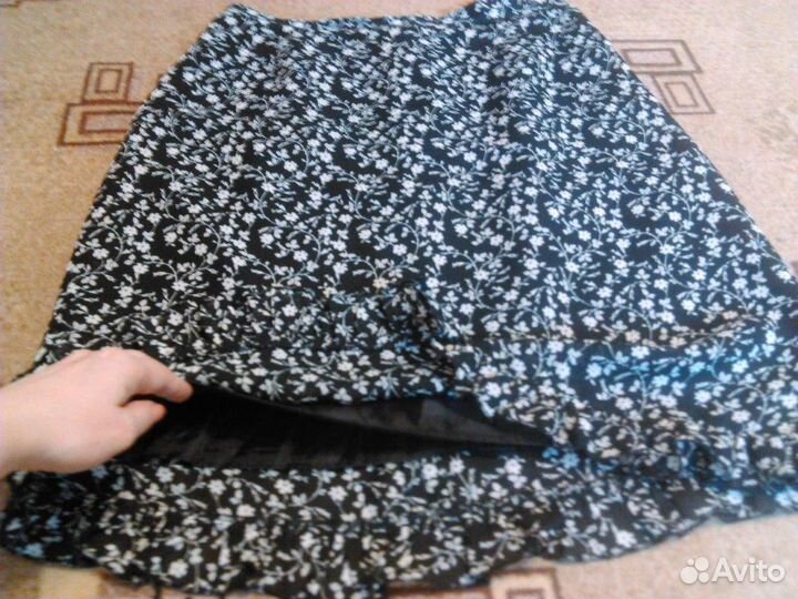 Юбка на подкладе р.44-46