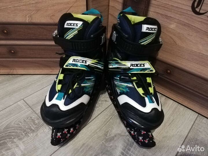 Коньки раздвижные roces, р. 30-35
