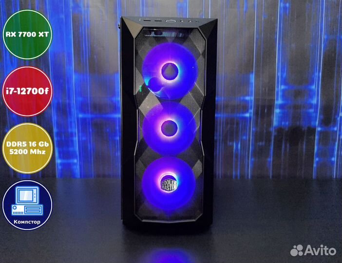 Системник игровой i7-RX7700XT-16DDR5-ZSC572084-B760