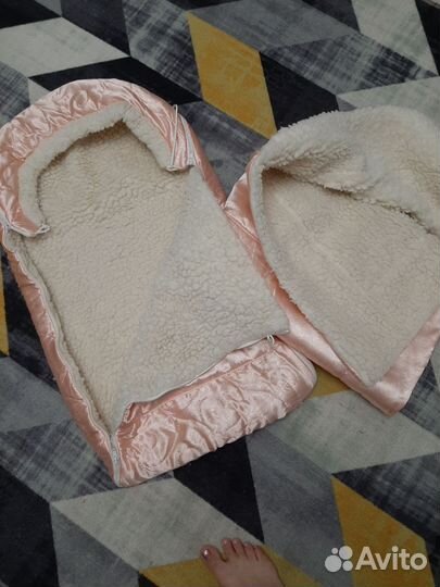 Зимний конверт в коляску