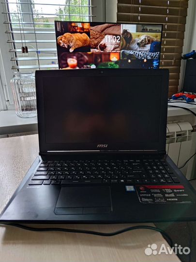Ноутбук MSI GL62 6QD, i7 6700 HQ