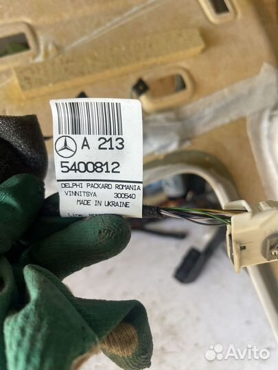 Электропроводка потолка mercedes w213