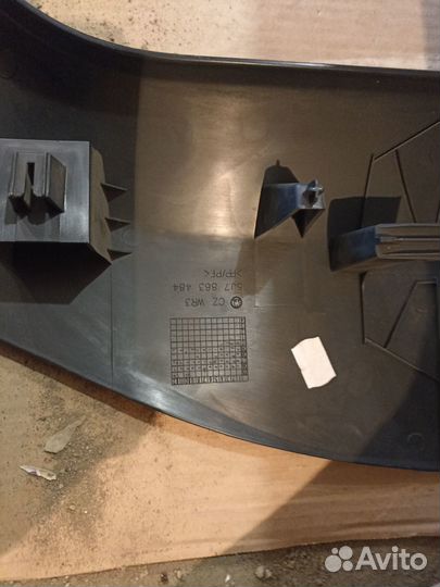 Обшивка передней стойки правой skoda fabia