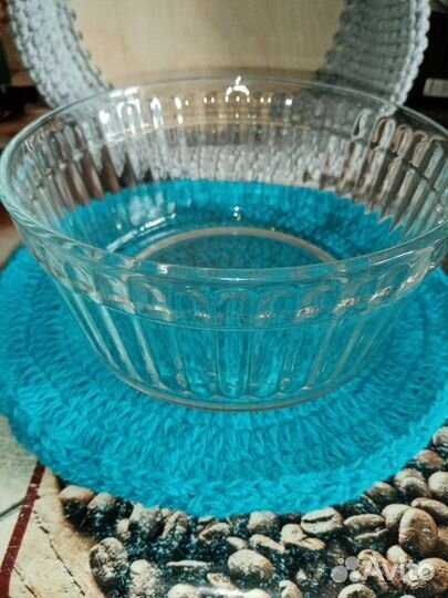 Вязаные корзинки ручной работы